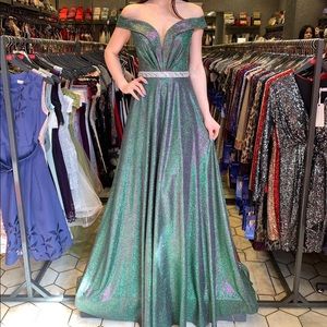 Green PROM DRESS